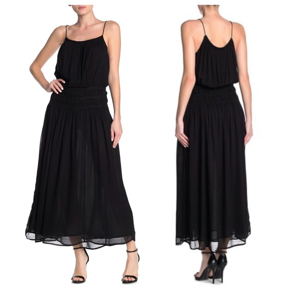 Frame Denim Dresses & Skirts - 🍁Fall Sale🍁 
NWT FRAME GATHERED WAIST WOVEN DRESS